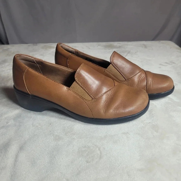 Clarks Shoes - *LAST CHANCE* Clarks Bendables 62954 sz 9M Brown Slip on Loafers